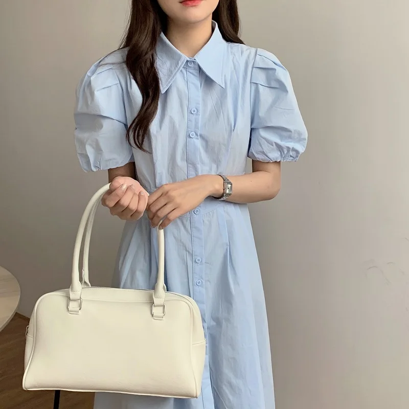 2021 Women Summer Vintage Long Shirt Dress Lapel Collar Single Breasted Slim Waist Midi Sundress
2021 Women Summer Vintage Long Shirt Dress Lapel Collar Single Breasted Slim Waist Midi Sundress