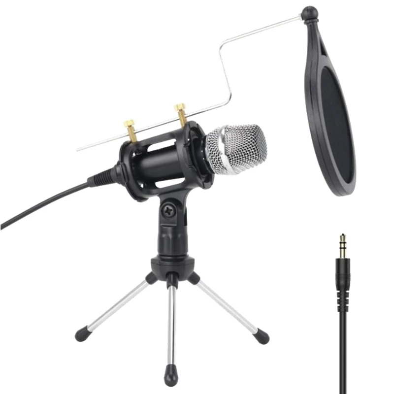 Professional Condenser Microphone for Computer with Stand for Phone PC Studio Microphone USB Microfone Karaoke Mic 
Professional Condenser Microphone for Computer with Stand for Phone PC Studio Microphone USB Microfone Karaoke Mic