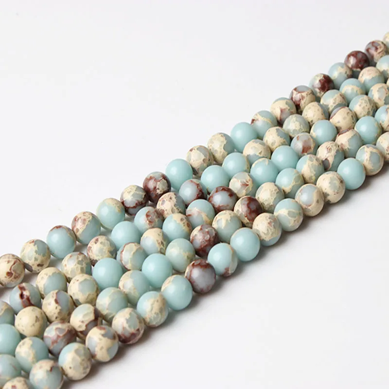 LanLi 6/8mm fashion Natural Sky blue Snakeskin Shoushan stones scattered beads suitble DIY Bracelet neckace make
LanLi 6/8mm fashion Natural Sky blue Snakeskin Shoushan stones scattered beads suitble DIY Bracelet neckace make
