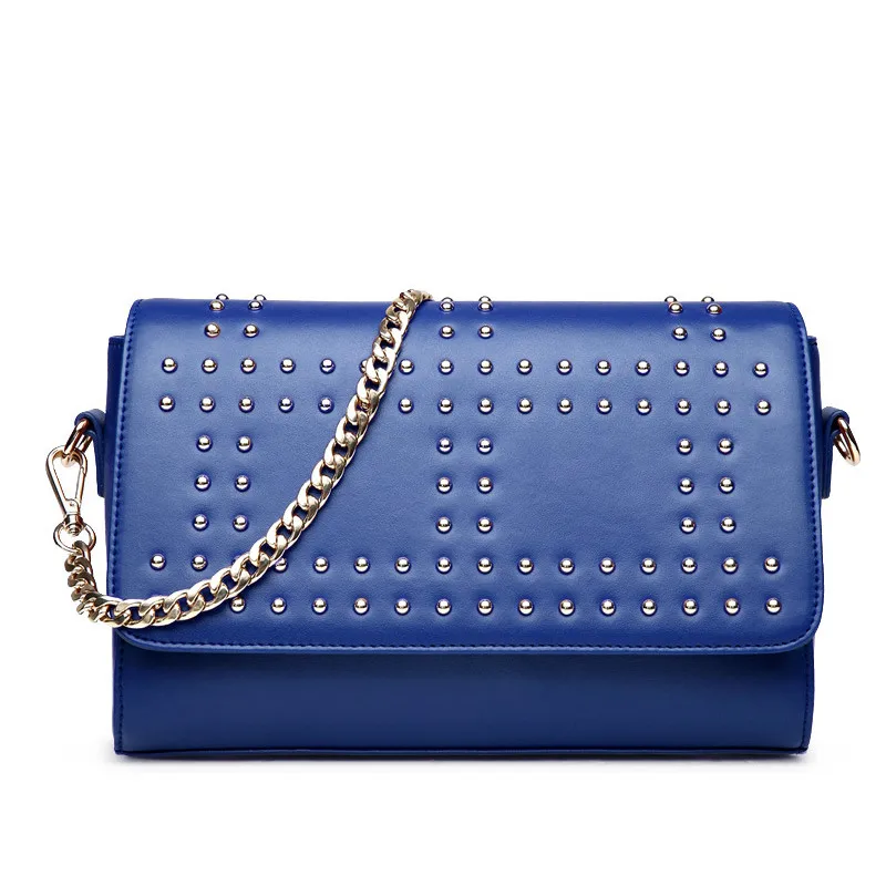 Women Small Genuine Leather Shoulder Bags Fashion Chain Rivet Blue Bag Ladies Evening Clutch Messenger Bags Bolsa Feminina 2022
Women Small Genuine Leather Shoulder Bags Fashion Chain Rivet Blue Bag Ladies Evening Clutch Messenger Bags Bolsa Feminina 2022