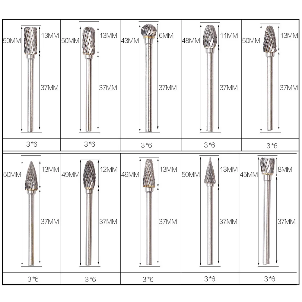 3x6mm Metal Drawing Tungsten Carbide End Mill Rotary Tool Cutter CNC Engraving Abrasive Tools Metalworking Milling Polishing
3x6mm Metal Drawing Tungsten Carbide End Mill Rotary Tool Cutter CNC Engraving Abrasive Tools Metalworking Milling Polishing