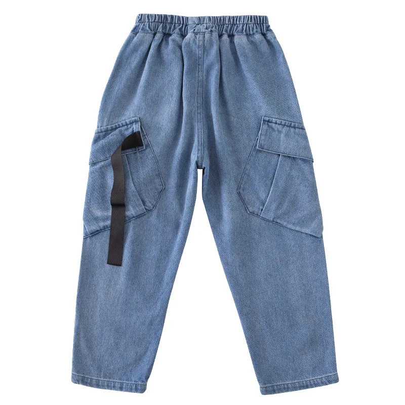Boys spring and autumn Korean jeans, boys' children's trousers, new children's tide pants, big children's tide pants.
Boys spring and autumn Korean jeans, boys' children's trousers, new children's tide pants, big children's tide pants.