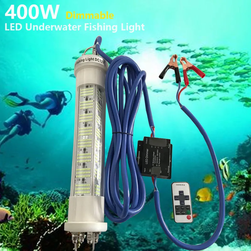400W открытый ночная рыбалка привлечения лодка 12V светодиодный для доставки