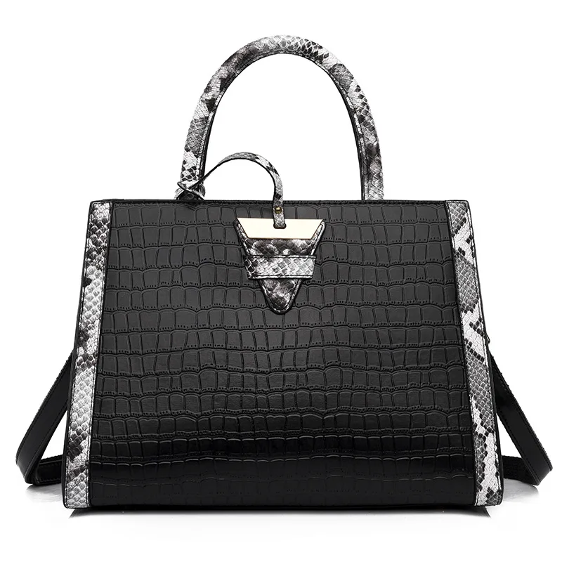 Fashion Crocodile Pattern Women Handbag Leather Ladies Hand Bags Luxury Handbags Women Bags Designer shoulder bag for women
Fashion Crocodile Pattern Women Handbag Leather Ladies Hand Bags Luxury Handbags Women Bags Designer shoulder bag for women