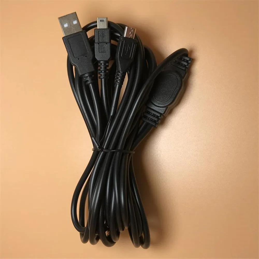 

200pcs 3.5M 2 in 1 USB Power Charger Cable For PS4/PS3 Controller