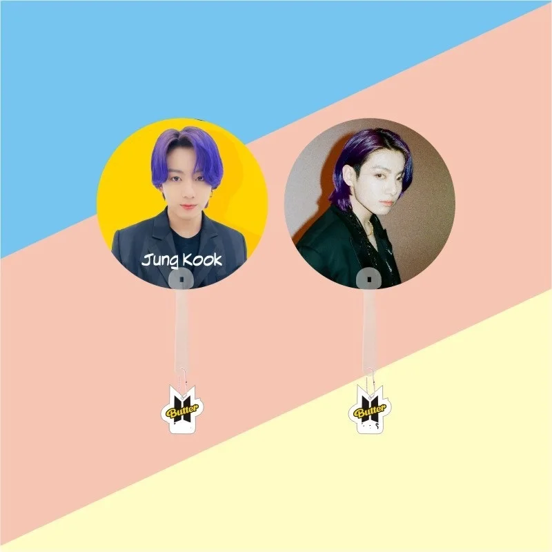 KPOP Bangtan Boys Fan Pendant Double-sided New Album Butter Same Peripheral Customization
KPOP Bangtan Boys Fan Pendant Double-sided New Album Butter Same Peripheral Customization