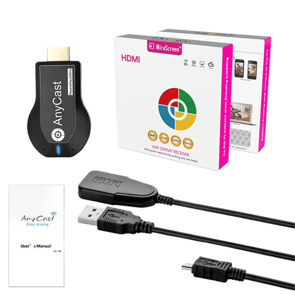 Anycast M2 Plus 1080p TV Stick Adapter Wireless Wifi Display Receiver Dongle For Pc Phone for Miracast PK G2
Anycast M2 Plus 1080p TV Stick Adapter Wireless Wifi Display Receiver Dongle For Pc Phone for Miracast PK G2