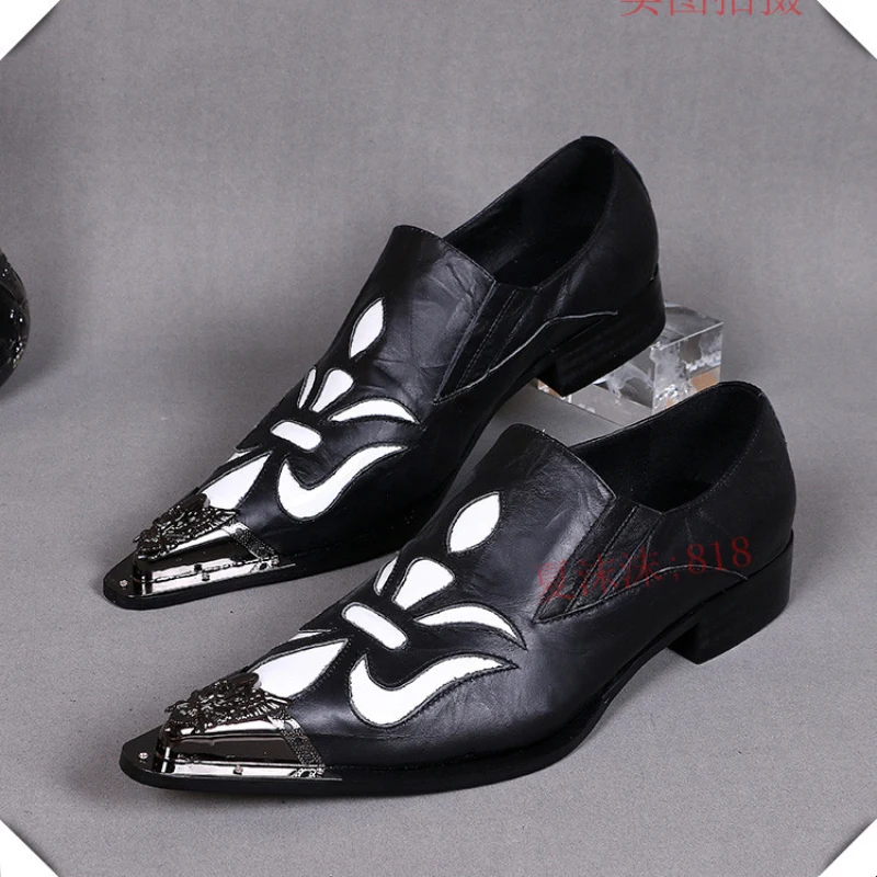 Christia Bella Classic Bullock Carved Pointed Toe Men's Party Shoes Plus Size Fashion White Print Genuine Leather Man Prom Shoes
Christia Bella Classic Bullock Carved Pointed Toe Men's Party Shoes Plus Size Fashion White Print Genuine Leather Man Prom Shoes