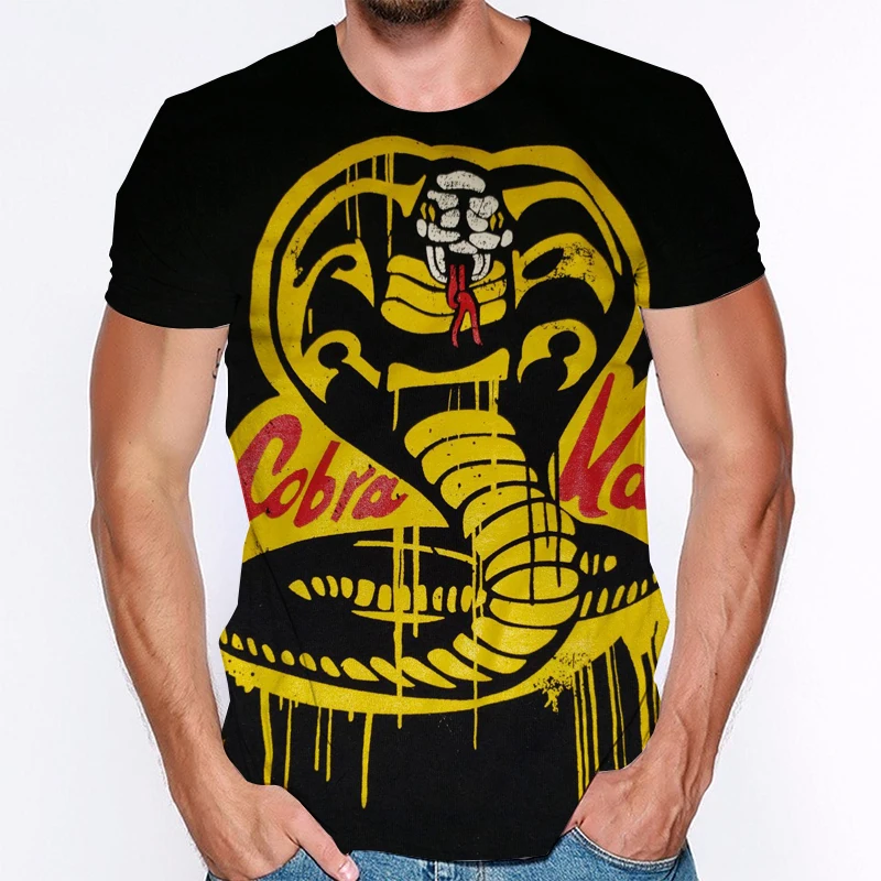2021 New T Shirt Cobra Kai 3d T Shirts Women Summer Fashion Tshirts Causal Short Sleeve Oversize Streetwear Cobra Kai Shirt Top 
2021 New T Shirt Cobra Kai 3d T Shirts Women Summer Fashion Tshirts Causal Short Sleeve Oversize Streetwear Cobra Kai Shirt Top