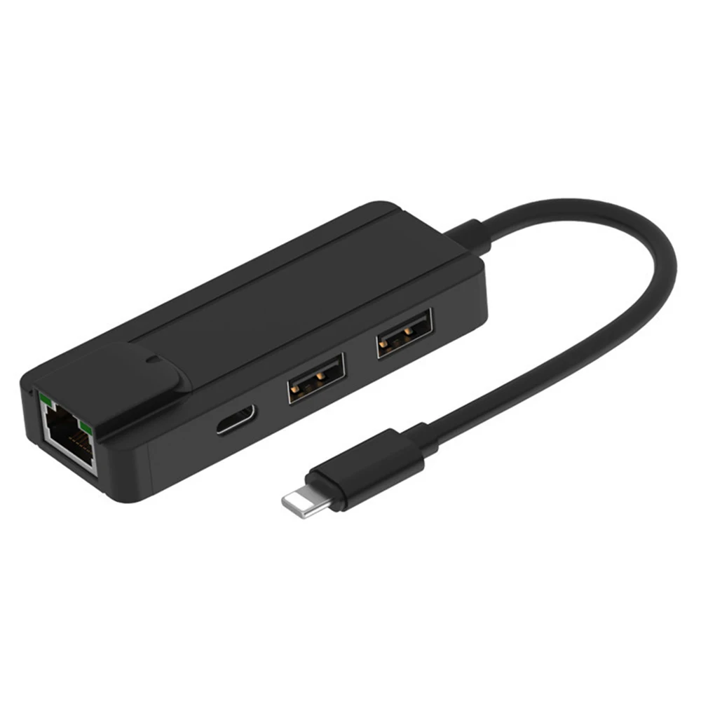 For Phone Series Usb 3.0 Light ning to RJ45 Wired OTG Adapter HUB to RJ45 phone LAN Converter
For Phone Series Usb 3.0 Light ning to RJ45 Wired OTG Adapter HUB to RJ45 phone LAN Converter