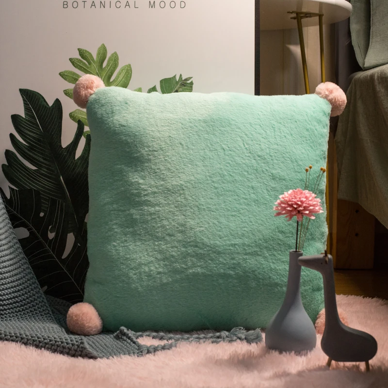 Large Square Pillow Case Comfort Soft Plush Durable Living Room Sofa Pillow Case Solid Color Funda Cojin Home Textile DI50BZT
Large Square Pillow Case Comfort Soft Plush Durable Living Room Sofa Pillow Case Solid Color Funda Cojin Home Textile DI50BZT