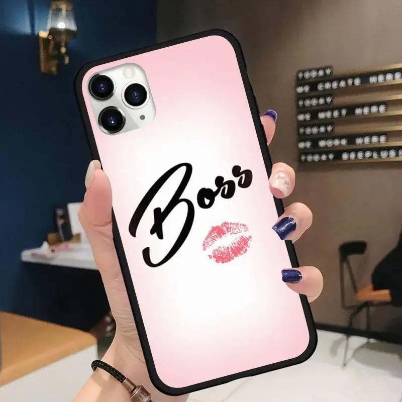 Girl Boss Pink Women power text slogan Phone Case for iPhone 11 12 pro XS MAX 8 7 6 6S Plus X 5S SE 2020 XR Soft silicone
Girl Boss Pink Women power text slogan Phone Case for iPhone 11 12 pro XS MAX 8 7 6 6S Plus X 5S SE 2020 XR Soft silicone