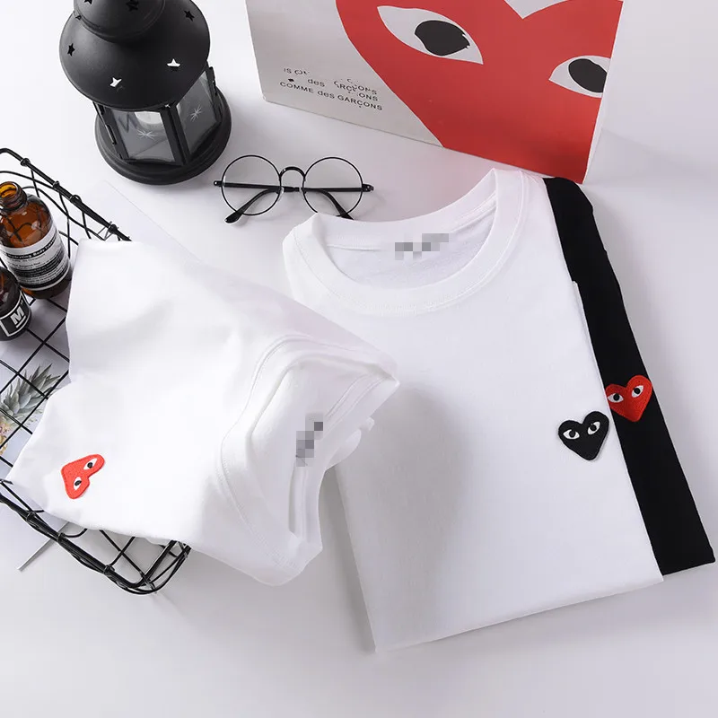 Sportswear 2021 summer T-shirt embroidery short-sleeved play little red hearts bao ling men and women lovers pare
Sportswear 2021 summer T-shirt embroidery short-sleeved play little red hearts bao ling men and women lovers pare