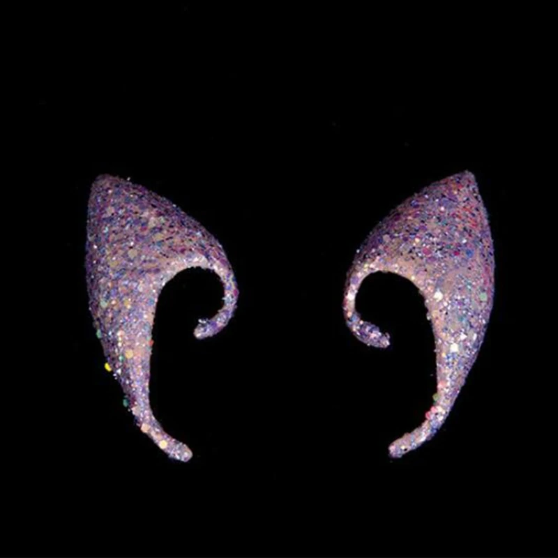 1 Pair Shiny Sequins Angel Elf Ears Silicone Fake Ear Props Halloween Party Fairy Cosplay Accessories Decoration
1 Pair Shiny Sequins Angel Elf Ears Silicone Fake Ear Props Halloween Party Fairy Cosplay Accessories Decoration