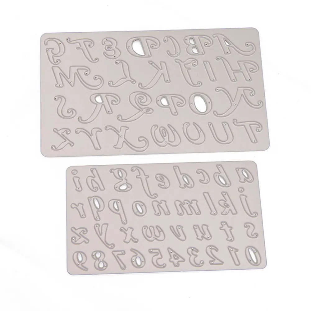 

English Letters Alphabet Metal Cutting Dies for DIY Creative Embossing Photo Album Scrapbook Paper Craft Stamps 2020 NEW