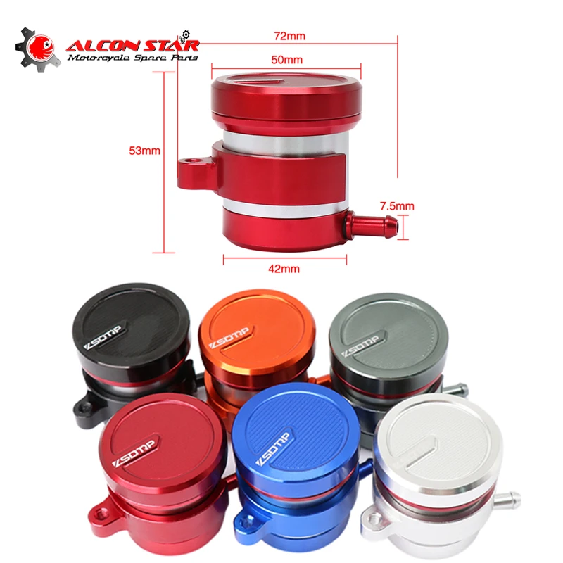 Alconstar-CNC Aluminum 6 Color Motorcycle Reservoir Oil Cup Rear Front Brake Clutch Cylinder Fluid Reservoir Clutch for Kawasaki
Alconstar-CNC Aluminum 6 Color Motorcycle Reservoir Oil Cup Rear Front Brake Clutch Cylinder Fluid Reservoir Clutch for Kawasaki
