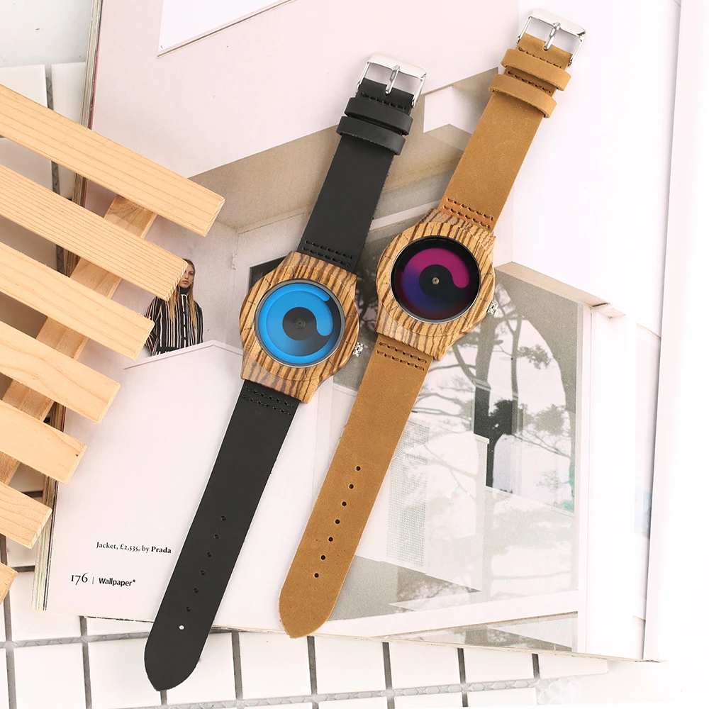 REDFIRE Blue/Purple Swirl Display Zebrawood Men's Watches Quartz Genuine Leather Wristwatch Natural Stylish Men Wooden Timepiece
REDFIRE Blue/Purple Swirl Display Zebrawood Men's Watches Quartz Genuine Leather Wristwatch Natural Stylish Men Wooden Timepiece