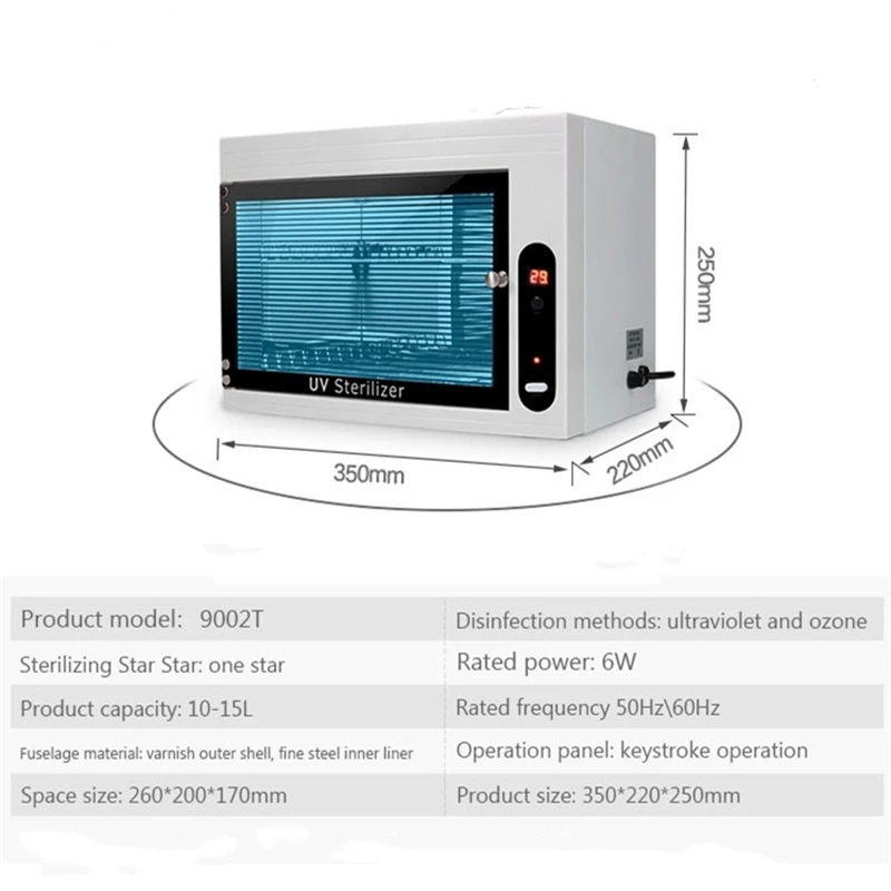 Double Layer Electric UV Sterilizer Cabinet Sterilization Nail Beauty Stainless Steel Art Equipment Safety Set Save Electricity
Double Layer Electric UV Sterilizer Cabinet Sterilization Nail Beauty Stainless Steel Art Equipment Safety Set Save Electricity
