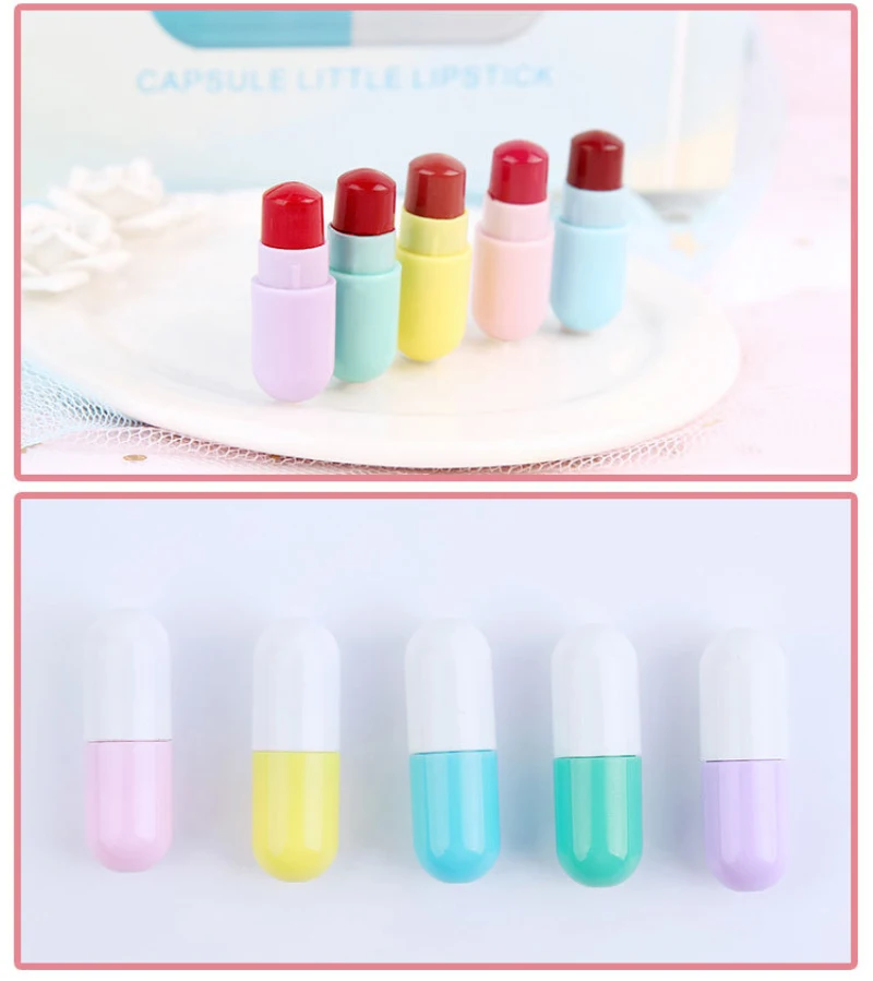 5-Color Lipstick Matte Waterproof Lip Gloss Moisturizing Delicate Mini Capsule Non-Discoloring Lip Pencil Gift Box Cosmetics
5-Color Lipstick Matte Waterproof Lip Gloss Moisturizing Delicate Mini Capsule Non-Discoloring Lip Pencil Gift Box Cosmetics