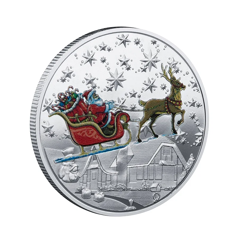 High Quality Brand New Christmas Santa Claus Commemorative Coin gold silver Souvenir Collectible Art
High Quality Brand New Christmas Santa Claus Commemorative Coin gold silver Souvenir Collectible Art