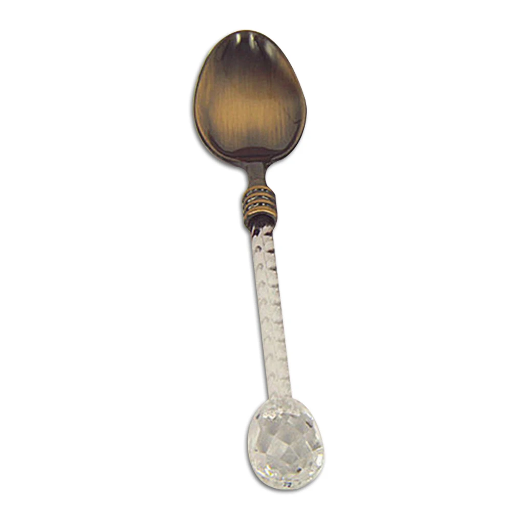 Crystal Handle Tea Coffee Spoon Ice Cream Spoon Dessert Ladle Scoop for home/bar
Crystal Handle Tea Coffee Spoon Ice Cream Spoon Dessert Ladle Scoop for home/bar
