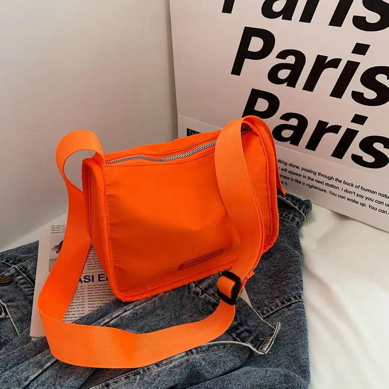 Summer Women Neon Color Trendy Shoulder Messenger Bags Fashion Ladies Nylon Cloth All-match Crossbody Pack Street Style Orange
Summer Women Neon Color Trendy Shoulder Messenger Bags Fashion Ladies Nylon Cloth All-match Crossbody Pack Street Style Orange
