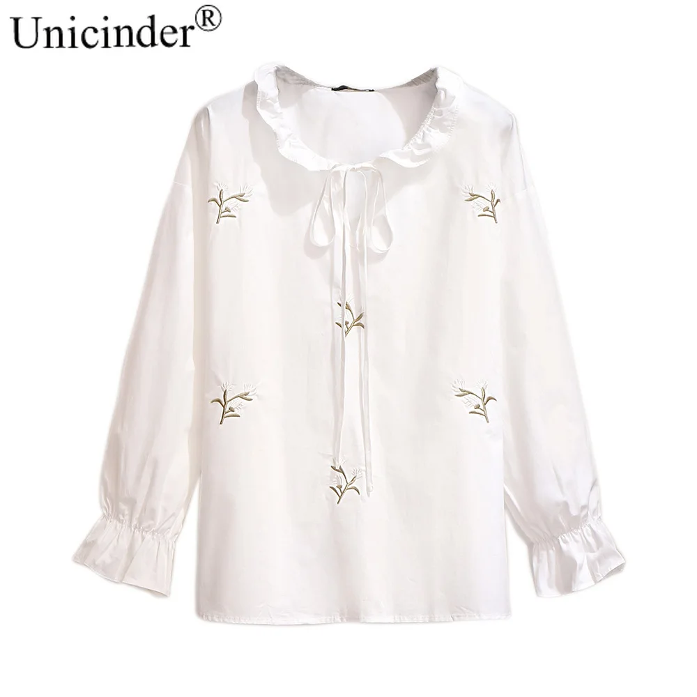unicinder spring embroidered long-sleeved shirt loose slim temperament shirt 2021 new Plus size women's shirt
unicinder spring embroidered long-sleeved shirt loose slim temperament shirt 2021 new Plus size women's shirt