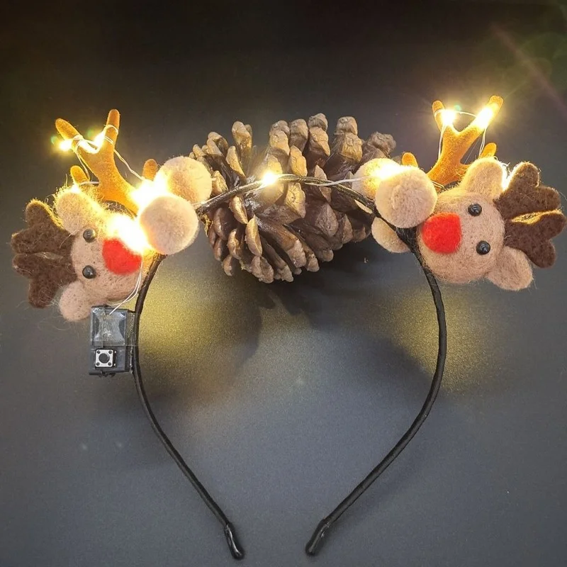 Christmas Light Up Headband For Kids Adults Cute LED Glow Elk Antlers Reindeer Deer Cat Ear Party Birthday Wedding Cosplay
Christmas Light Up Headband For Kids Adults Cute LED Glow Elk Antlers Reindeer Deer Cat Ear Party Birthday Wedding Cosplay