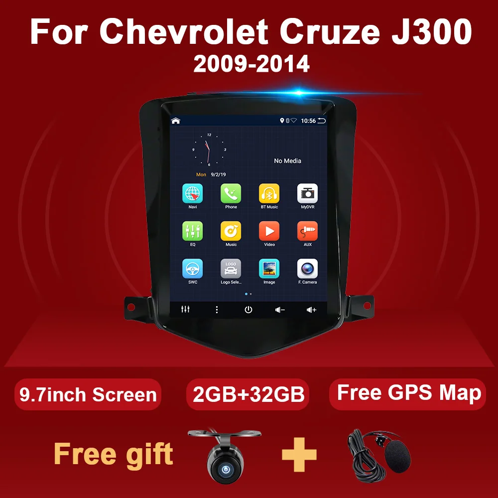Автомагнитола на Android, мультимедийный головной прибор для Chevrolet Cruze J300 2009-2014, вертикальный экран Тесла, стерео аудио, 2 Din, Авторадио с GPS
Автомагнитола на Android, мультимедийный головной прибор для Chevrolet Cruze J300 2009-2014, вертикальный экран Тесла, стерео аудио, 2 Din, Авторадио с GPS