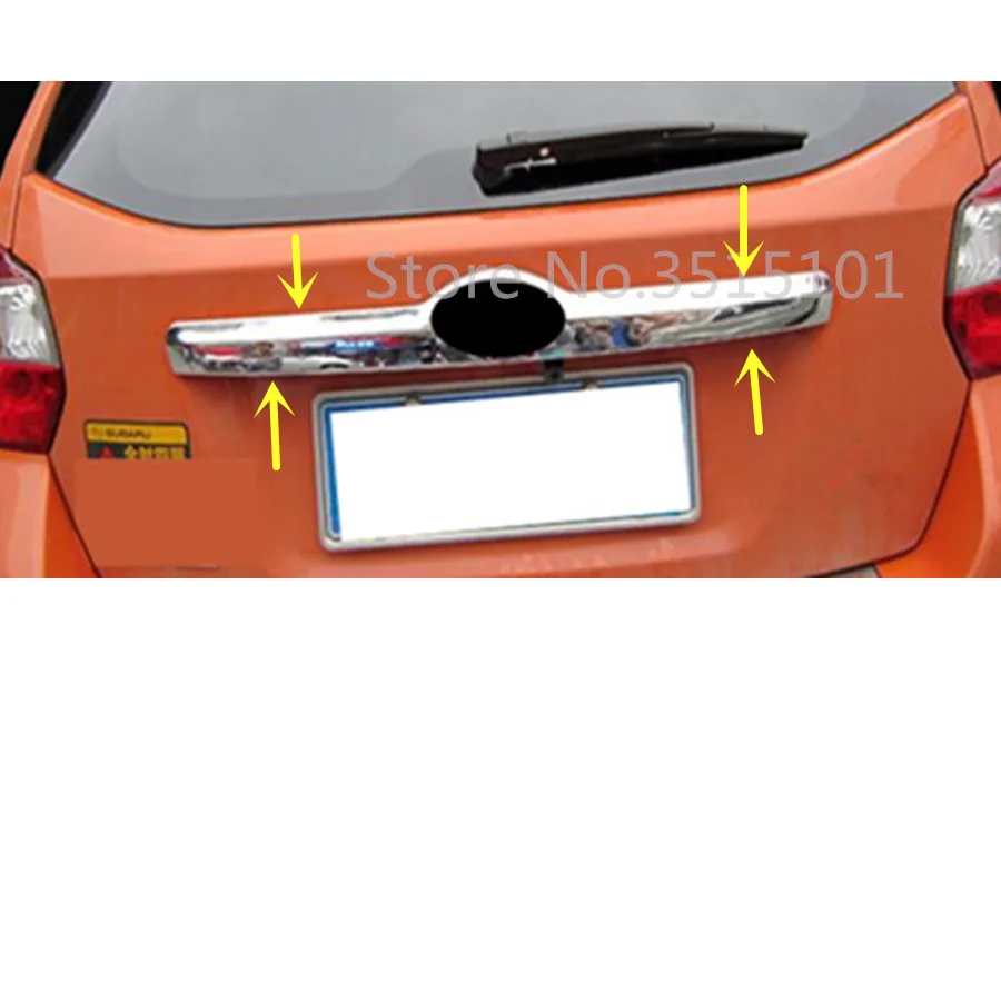 Car ABS Chrome Car Trunk Lid Cover Molding Rear Door Tail Gate Trim Stick Trunk 1pcs For Subaru XV 2012 2013 2014 2015 2016
Car ABS Chrome Car Trunk Lid Cover Molding Rear Door Tail Gate Trim Stick Trunk 1pcs For Subaru XV 2012 2013 2014 2015 2016