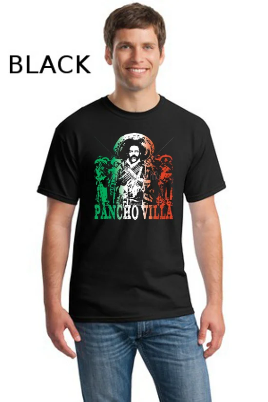 Fashion Pancho Villa Mexican Revolutionary Hero Latin Camisa T-Shirt. Summer Cotton Short Sleeve O-Neck Mens T Shirt New S-3XL
Fashion Pancho Villa Mexican Revolutionary Hero Latin Camisa T-Shirt. Summer Cotton Short Sleeve O-Neck Mens T Shirt New S-3XL