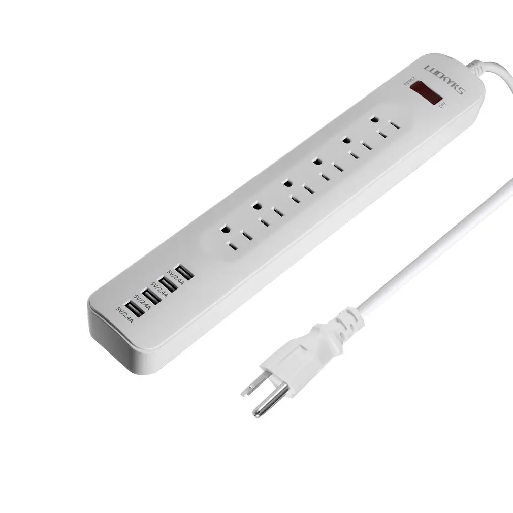 Multifunctional Surge Protective Platooninsert 6 Outlet Extension Socket Power Strip With 4 Usb Charging Ports
Multifunctional Surge Protective Platooninsert 6 Outlet Extension Socket Power Strip With 4 Usb Charging Ports