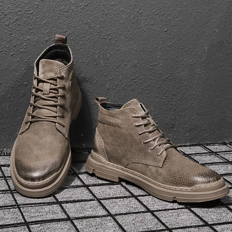 2021 Autumn New Men's Suede High Top Lace Up Martin Boots Comfortable High Quality Men's Boots Classic Hot Sale 5KE316
2021 Autumn New Men's Suede High Top Lace Up Martin Boots Comfortable High Quality Men's Boots Classic Hot Sale 5KE316