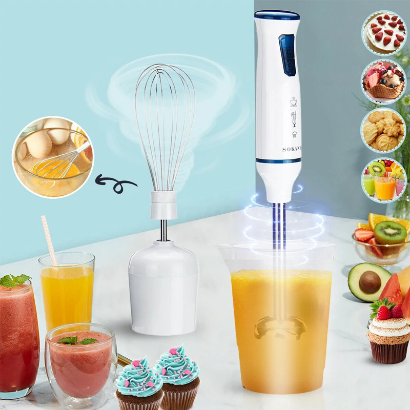 Dreamburgh 3 IN 1 1000W Electric Hand Blenders Mixture Egg Blenders Kitchen Mixer Stick Fruit Juicer Vegetable Baby Food Grinder
Dreamburgh 3 IN 1 1000W Electric Hand Blenders Mixture Egg Blenders Kitchen Mixer Stick Fruit Juicer Vegetable Baby Food Grinder