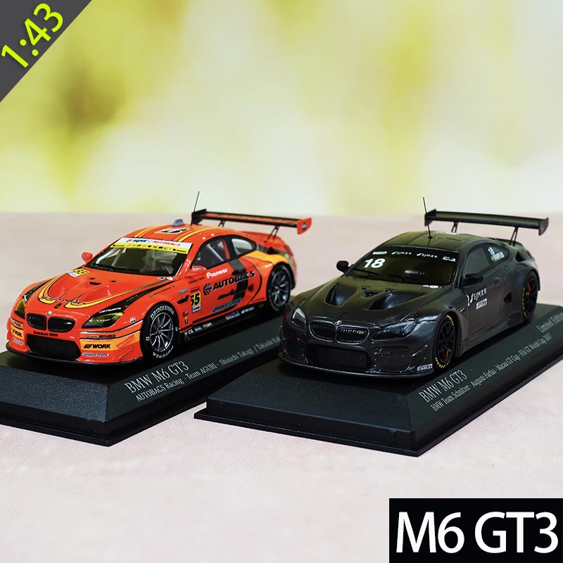 Minichamps 1/43 BMW M6 GT3 rally car, touring car race, Fafos resin simulation car model collection, display gift
Minichamps 1/43 BMW M6 GT3 rally car, touring car race, Fafos resin simulation car model collection, display gift