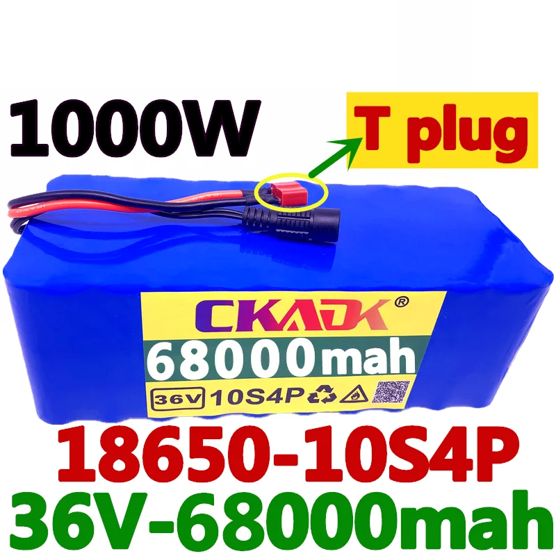 2021 Original 36V battery 10S4P 68Ah battery pack 1000W high power battery 42V 68000mAh Ebike electric bike BMS
2021 Original 36V battery 10S4P 68Ah battery pack 1000W high power battery 42V 68000mAh Ebike electric bike BMS