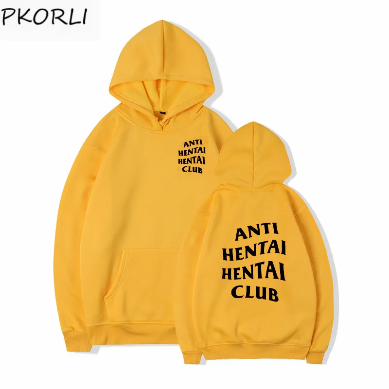 Anti Hentai Club Hoodie Women Men Anime Otaku Pullover Sweatshirt Hoody Winter Harajuku Kawaii Sweatshirts Tops Oversized
Anti Hentai Club Hoodie Women Men Anime Otaku Pullover Sweatshirt Hoody Winter Harajuku Kawaii Sweatshirts Tops Oversized