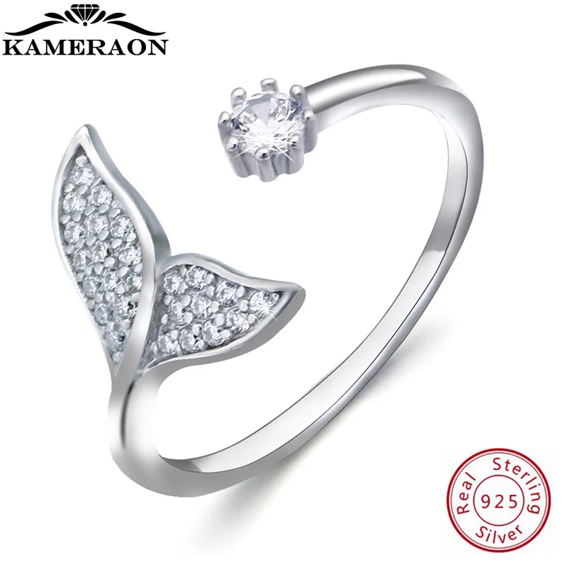 KAMERAON Dainty Ring 925 Sterling Silver Woman Jewelry Ocean Mermaid Anillos Cubic Zirconia Shell Pearls Rings Korean Adjustable
KAMERAON Dainty Ring 925 Sterling Silver Woman Jewelry Ocean Mermaid Anillos Cubic Zirconia Shell Pearls Rings Korean Adjustable