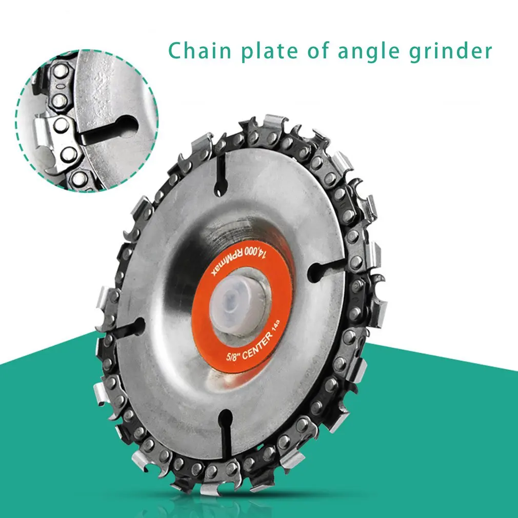 4/4.5/5 Inch Angle Grinding Disc Woodworking Carving Disc Grinder Chain Saws Disc Angle Grinding For Curving Shaping Cutting
4/4.5/5 Inch Angle Grinding Disc Woodworking Carving Disc Grinder Chain Saws Disc Angle Grinding For Curving Shaping Cutting