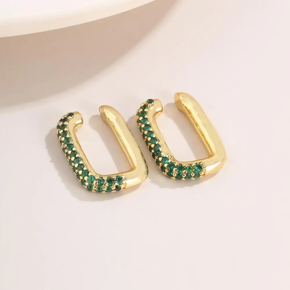 IngeSight.Z Rose Pink Rhinestones Square Crystal Clip Earrings Without Piercing Copper Small Ear Cuff Earrings for Women Jewelry
IngeSight.Z Rose Pink Rhinestones Square Crystal Clip Earrings Without Piercing Copper Small Ear Cuff Earrings for Women Jewelry