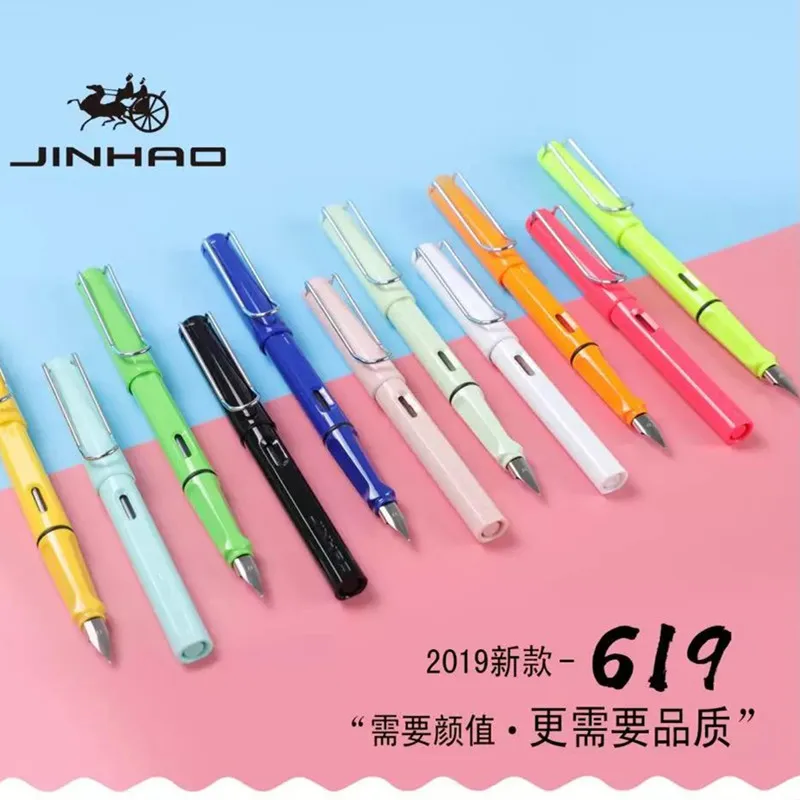 New Listing luxury quality Jinhao 619 Fashion Various colors student Office Fountain Pen School stationery Supplies ink pens
New Listing luxury quality Jinhao 619 Fashion Various colors student Office Fountain Pen School stationery Supplies ink pens