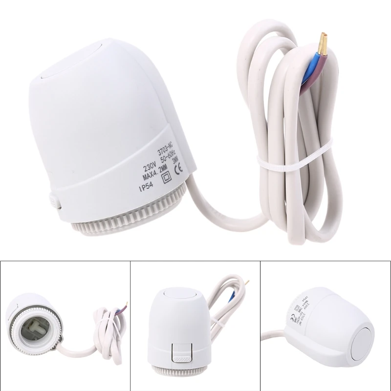 AC 230V Normally Closed NC Electric Thermal Actuator M30X1.5mm Floor Heating -Valve TRV For Underfloor Heating Thermostatic -Val
AC 230V Normally Closed NC Electric Thermal Actuator M30X1.5mm Floor Heating -Valve TRV For Underfloor Heating Thermostatic -Val