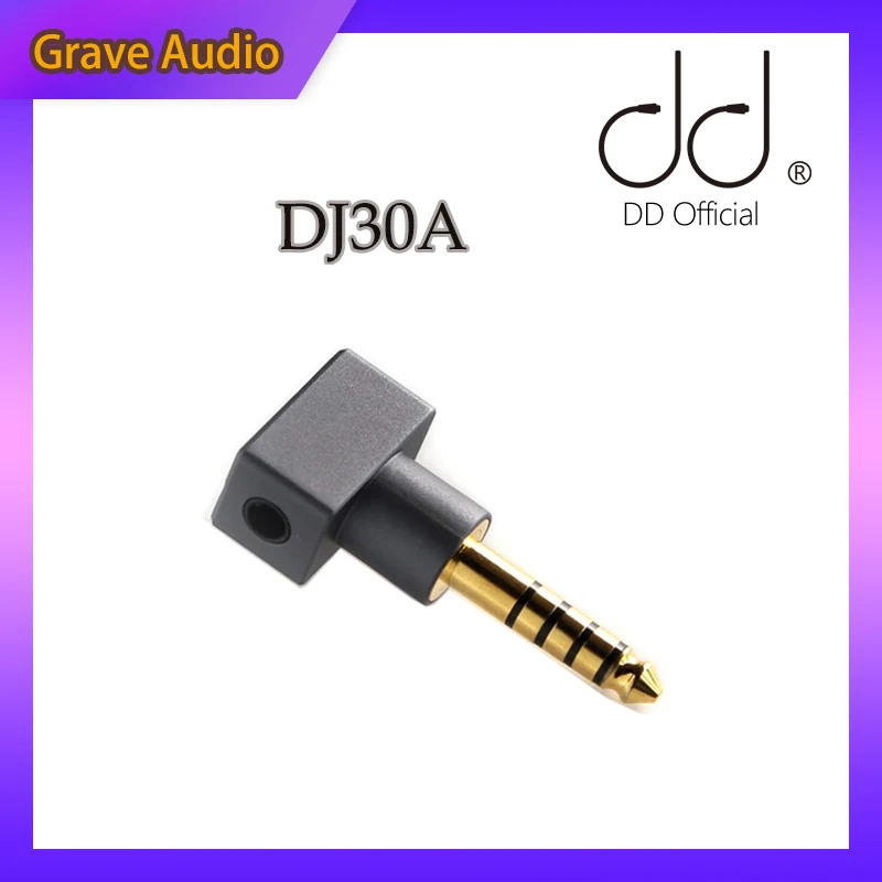 

DD ddHiFi DJ30A, female 3.5 adapter. Apply to 3.5mm earphone cable, from 4.4 output such as Cayin iFi FiiO Hiby Shanling etc.