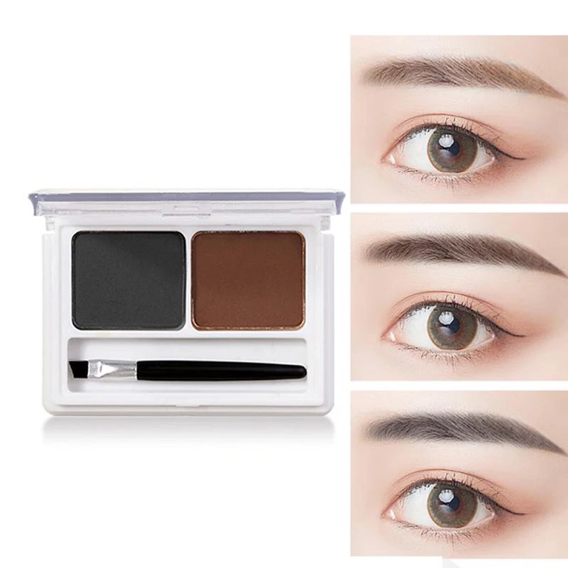 Eye Makeup Palette Brush Kit Set 2 Color Waterproof Eyeshadow Eyebrow Palette Eyebrow Powder Women Beauty Make Up Cosmetic Tools
Eye Makeup Palette Brush Kit Set 2 Color Waterproof Eyeshadow Eyebrow Palette Eyebrow Powder Women Beauty Make Up Cosmetic Tools