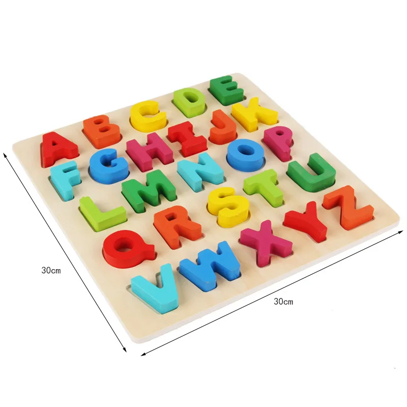 New Early Learning Jigsaw Alphabet Number Puzzle Letter Digital Wooden Puzzle Toys Preschool Educational Baby Toys for Children
New Early Learning Jigsaw Alphabet Number Puzzle Letter Digital Wooden Puzzle Toys Preschool Educational Baby Toys for Children
