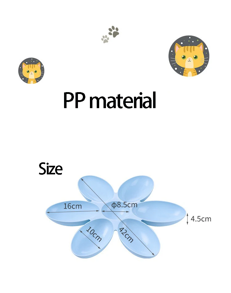 6 In 1 Non-slip Cat Bowls Small Dogs Puppy Pet Water Food Feeder Bowls Slow Eating Pet Supplies Products
6 In 1 Non-slip Cat Bowls Small Dogs Puppy Pet Water Food Feeder Bowls Slow Eating Pet Supplies Products