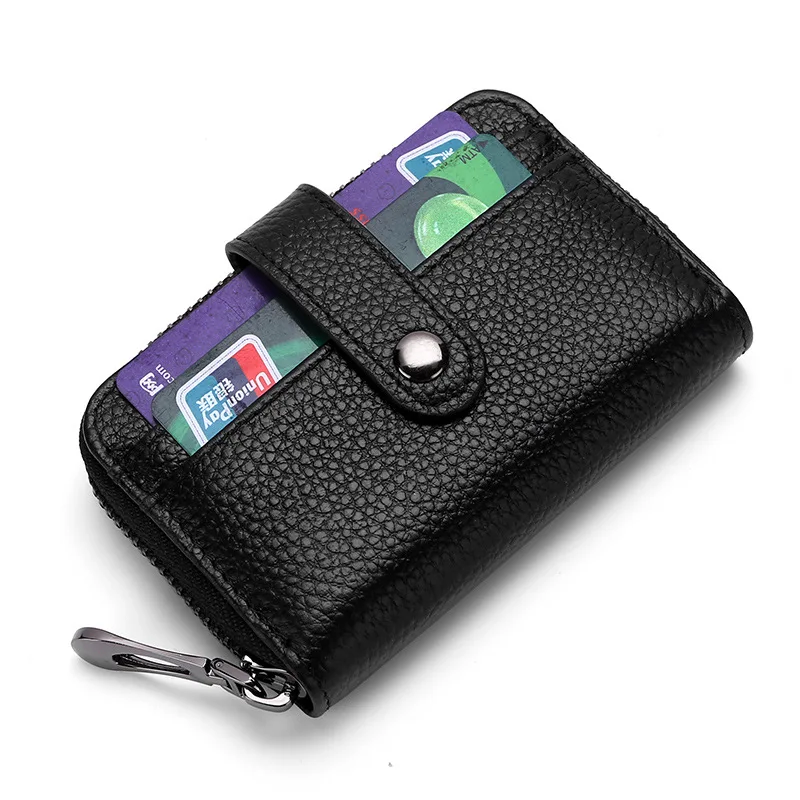 Black Genuine Leather Men Credit Card Holder Business ID Card Holders Case Small Wallet For Women Fashion Cardholder New
Black Genuine Leather Men Credit Card Holder Business ID Card Holders Case Small Wallet For Women Fashion Cardholder New