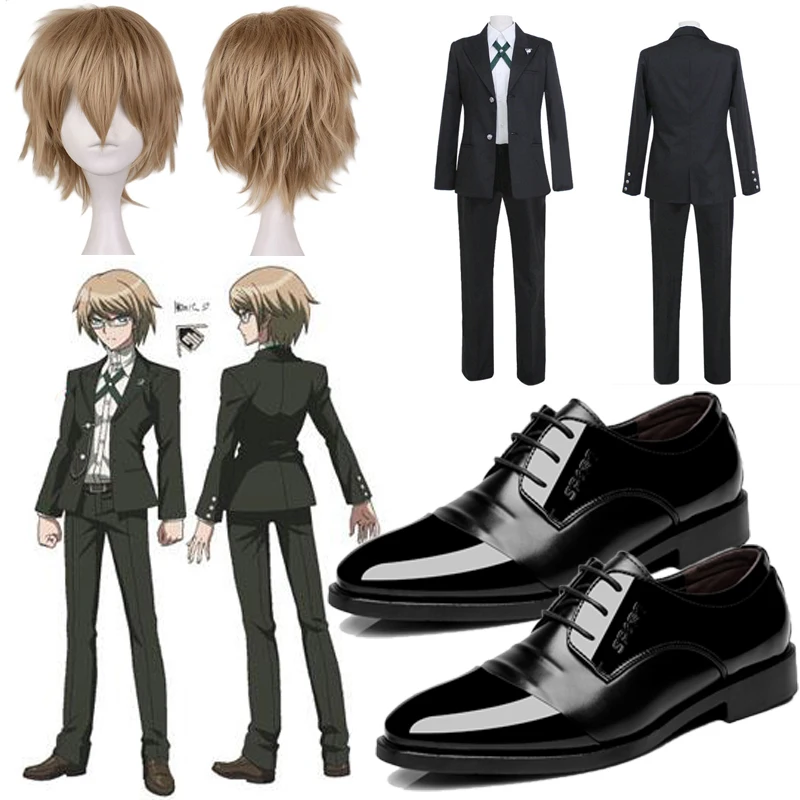 Обувь для косплея Byakuya Togami из аниме «данганронпа V3: Killing Harmony», черная кожаная обувь для костюма, Короткие парики, мужская униформа на Хэллоуи...
Обувь для косплея Byakuya Togami из аниме «данганронпа V3: Killing Harmony», черная кожаная обувь для костюма, Короткие парики, мужская униформа на Хэллоуи...