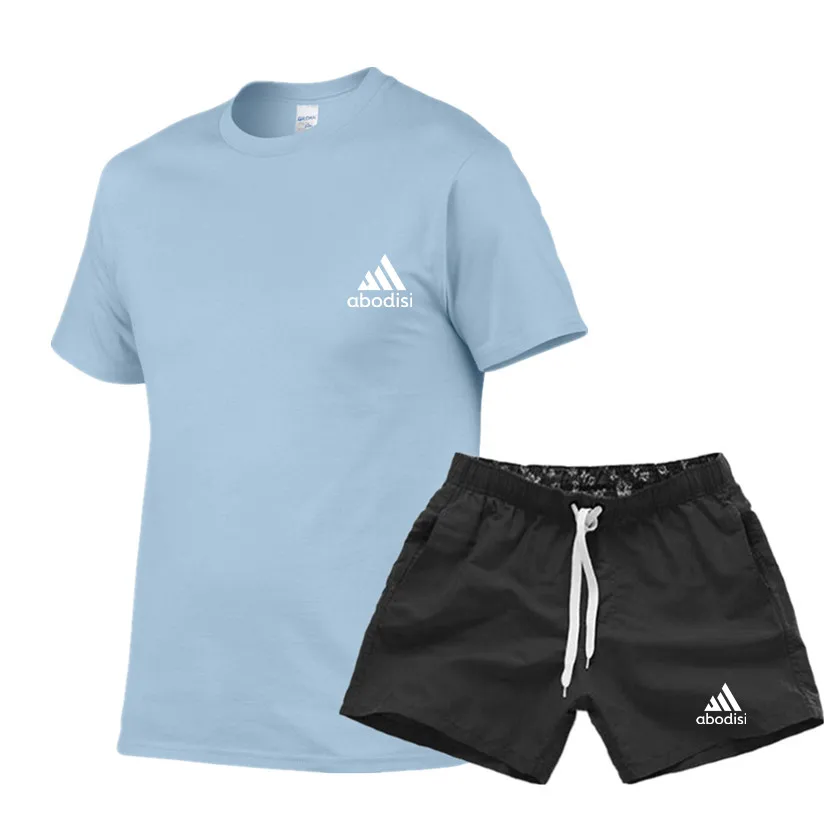 Summer T Shirts Men Casual Tracksuit Fashion Short Sleeve Shirt Brand Business Clothes 2 Piece Tracksuit Shorts 2021
Summer T Shirts Men Casual Tracksuit Fashion Short Sleeve Shirt Brand Business Clothes 2 Piece Tracksuit Shorts 2021