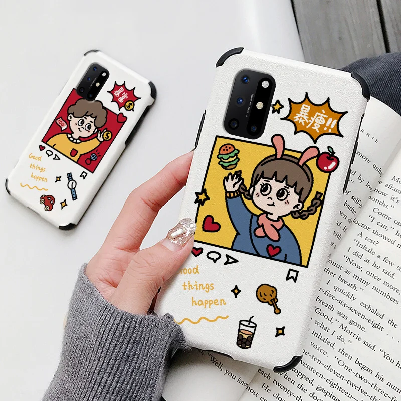 Cute Gluttonous Girl Phone Case For Oneplus 9 9pro 8t 8 8pro Four Corners Stick Leather Cover
Cute Gluttonous Girl Phone Case For Oneplus 9 9pro 8t 8 8pro Four Corners Stick Leather Cover